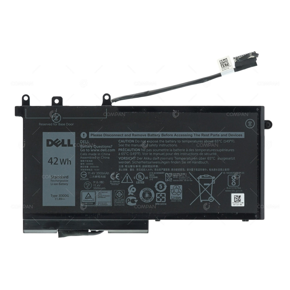 3VC9Y DELL STANDARD LI-ION BATTERY 42WH 11.4V 3500MAH FOR LATITUDE 03VC9Y, 3DDDG